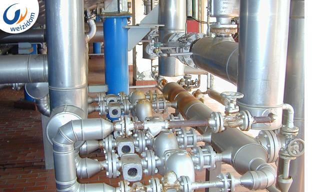 válvula de tubería de vapor