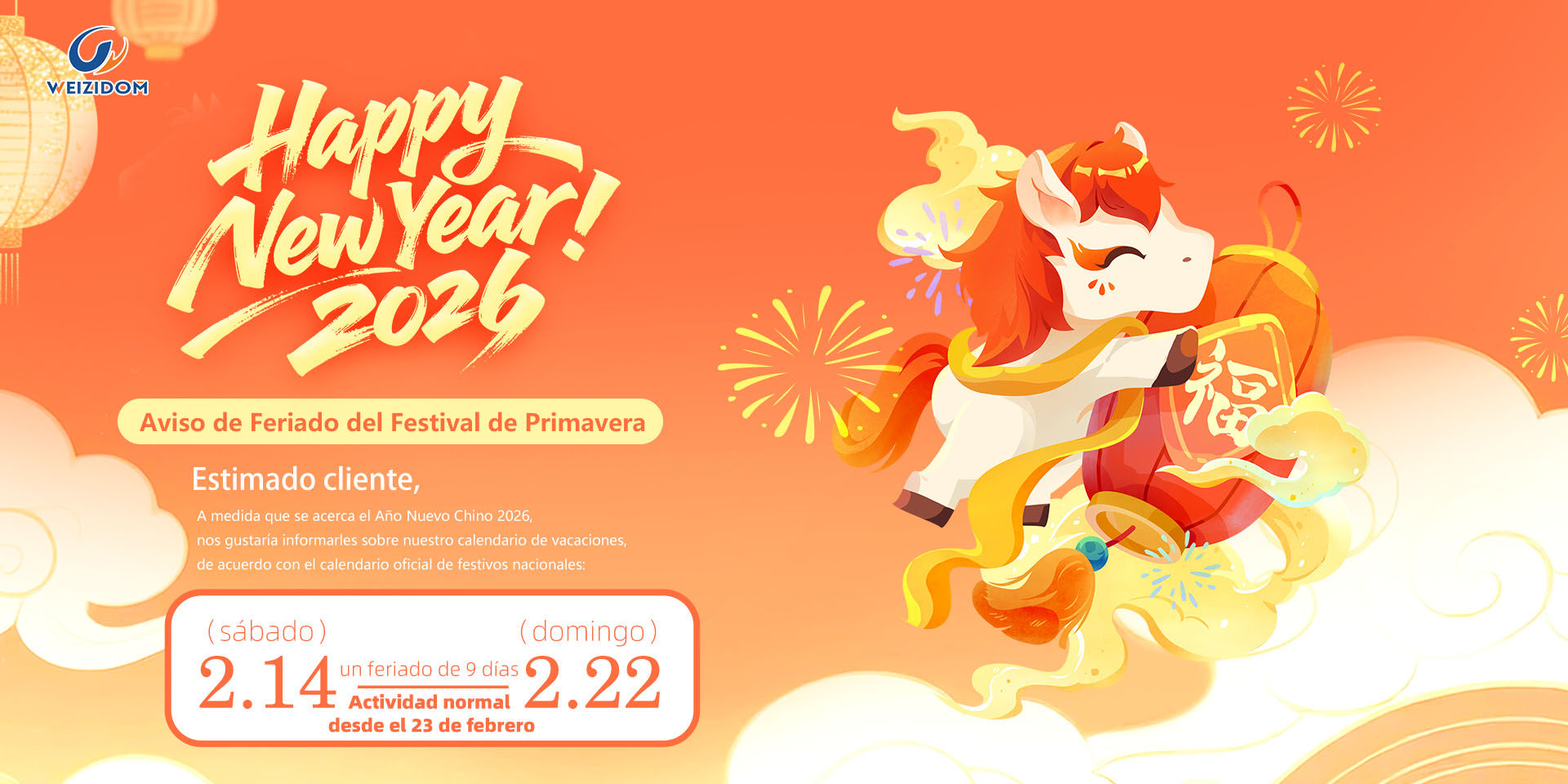 WEIZIDOM Group happy new year